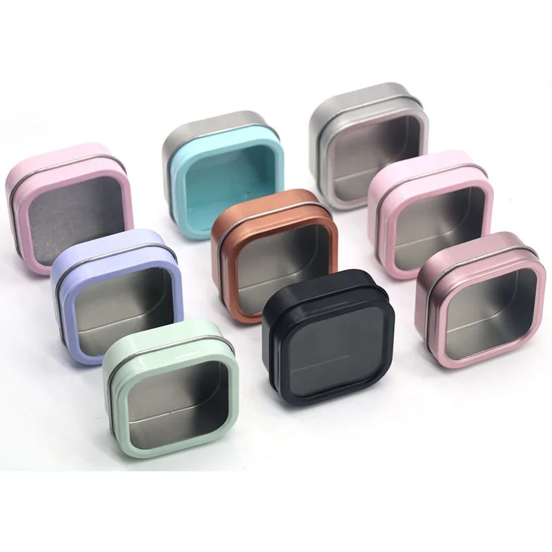 Квадратный значок Usb для наушников электронная упаковка жестяная металлическая коробка с губчатой вставкой из пенопласта