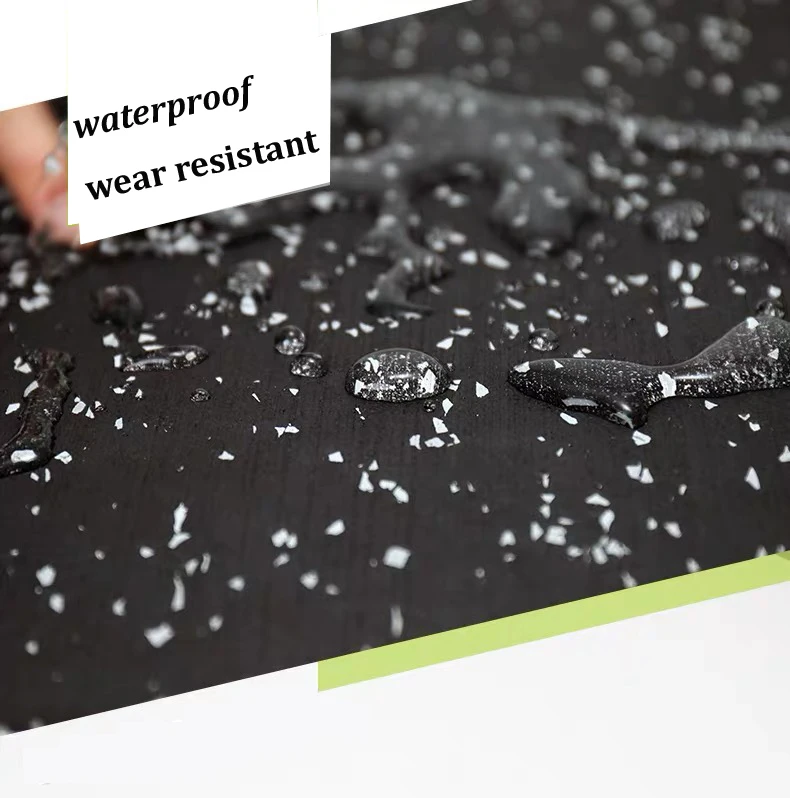 
12 mm rubber flooring gym mats shock absorbing rubber SBR with EPDM Granules flooring for gym studio 