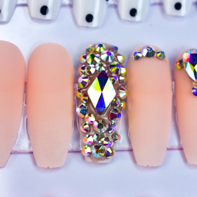 customized logo french fake nail artificial nails kit for girls false nails manufacturers