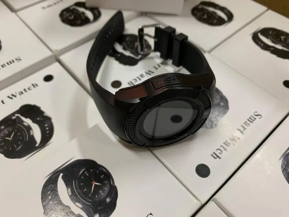  Смарт-часы V8 с sim-картой Tf камера Сенсорный экран Reloj