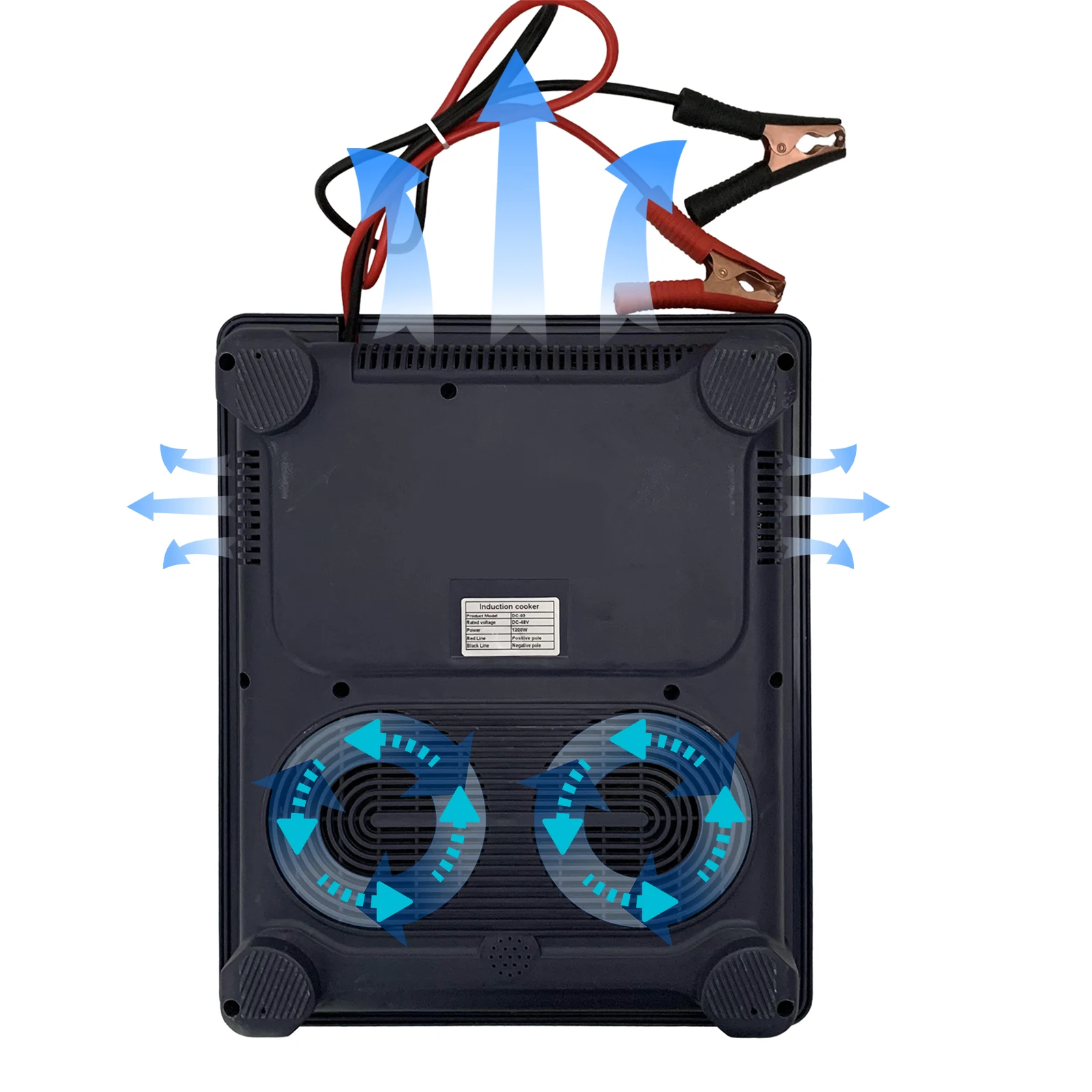 Ready stock factory direct sales Latest product DC 24 V-48 V photovoltaic solar power mobile DC PSU induction cooker