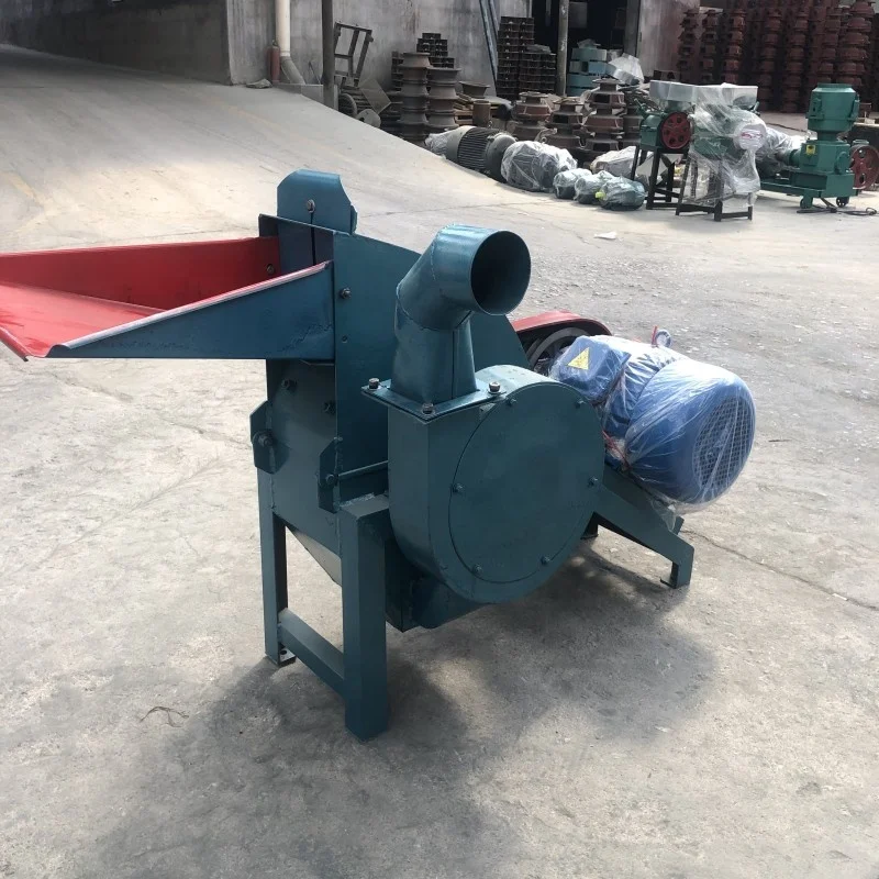 corn hammer mill crusher machine for grain cereal crops new designed with electric motor grass or stalk grinding for animal feed