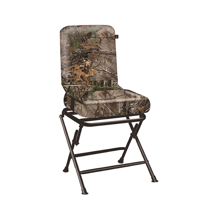 seat and backrest padded 360 degree swivel hunting chair