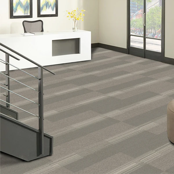 
PVC Backing Loop Pile Removable Carpet Tiles 50*50 Office Modular Carpet Plank 