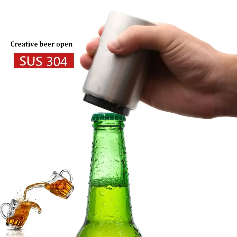 Stainless Steel Metal Bottle Opener Promotional Beer and Soda Opener Stocked with Logo Customization Option