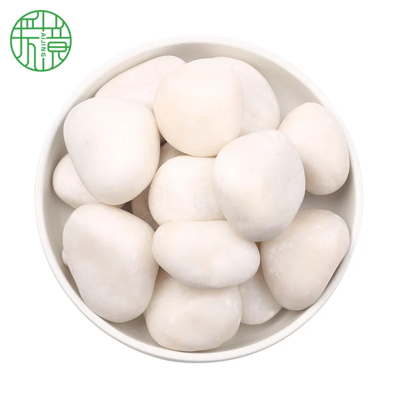 Latest high quality more size garden pebble stone white mexican beach turquoise pebbles