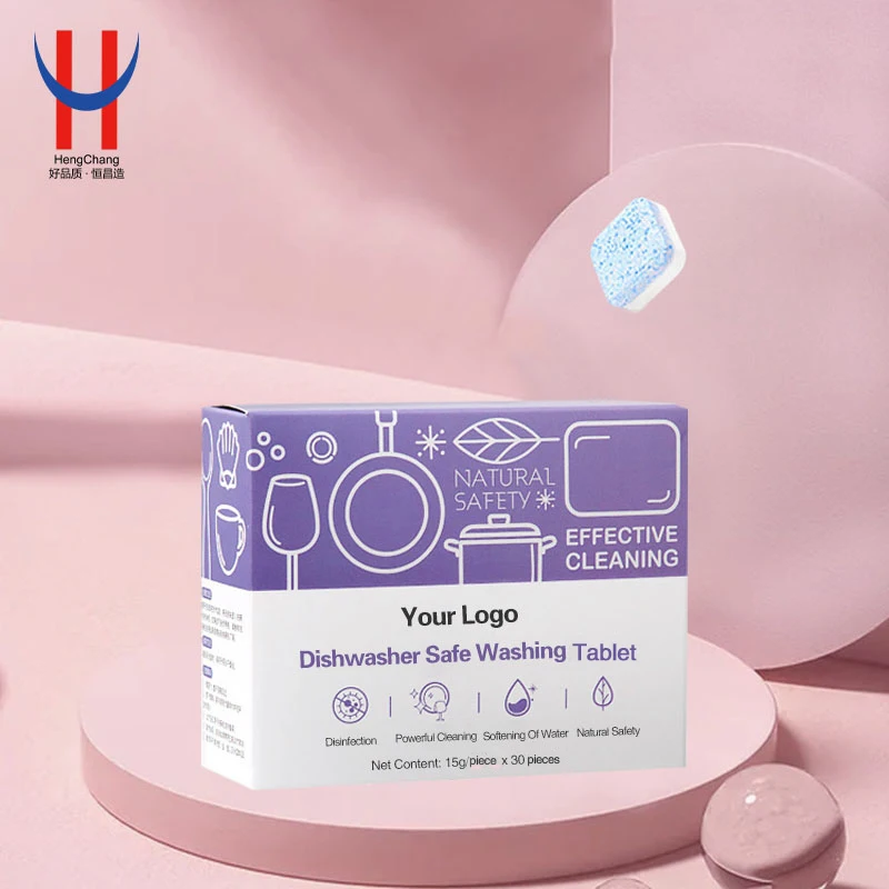 Amazon Hot Selling Cleaning Products Dishwasher Detergent Solid Bulk Dish Washing Tablets