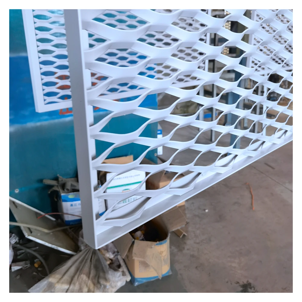 Akzo Nobel coating Aluminum Expanded Mesh Screen Mesh Aluminum Expanded Mesh cladding
