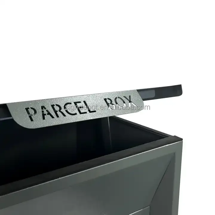 Outside home large package waterproof metal steel letter mail mailbox post wall mount outdoor smart parcel delivery drop box