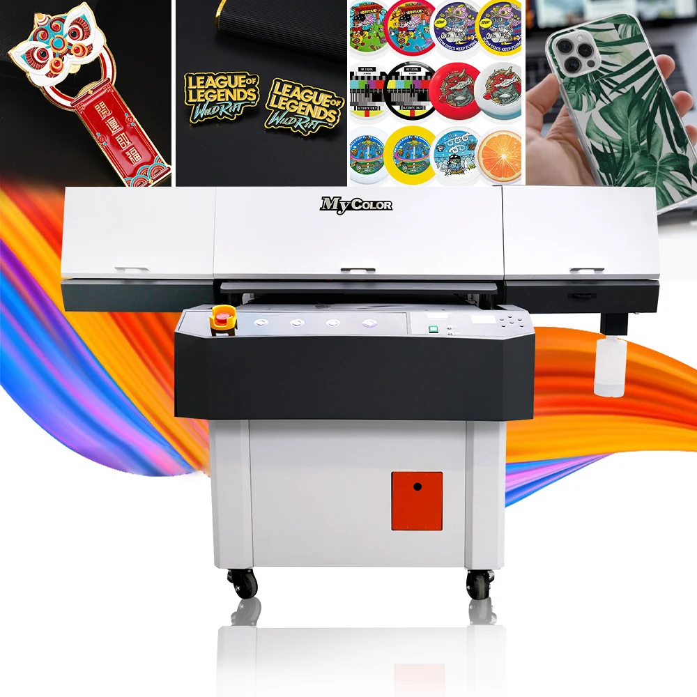 Mycolor Vision 9060 UV Printer Flat Bed Pattern Printing Machine Three-Dimensional Effect Digital Inkjet UV Visual Printer