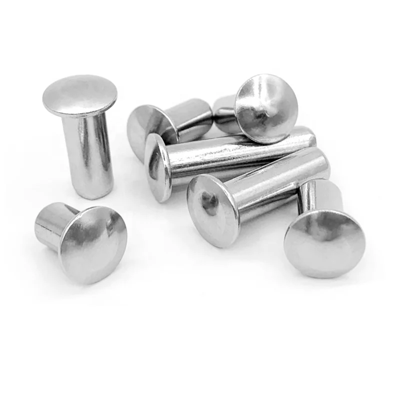 Factory Direct Supply Price Solid and Fastener Round Head Solid Rivets Stainless Steel 304 316