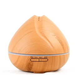 Hotel Smart Fragrance Flower Mini Wooden Aroma Diffuser Machine Ultrasonic Electric Air Humidifier Aroma Diffuser Essential Oil