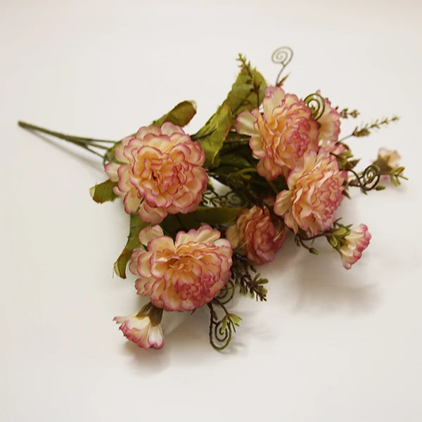 Good Price 5 Heads Oil Painting Carnation Flowers High Simulation For Decoration