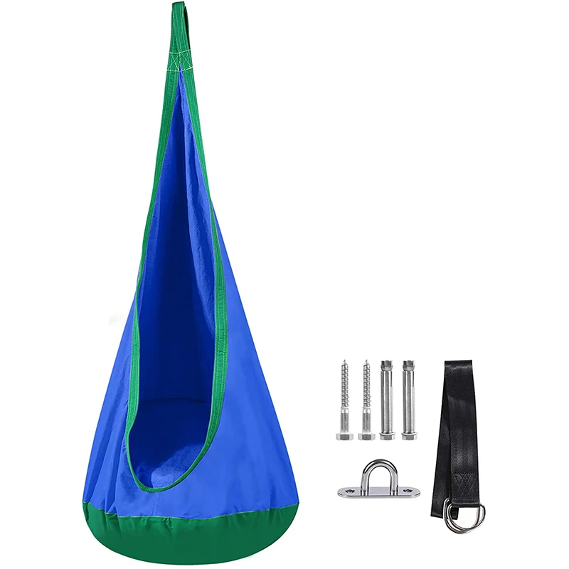 Manufacturer Hanging Child Tent 100% Cotton Hammock Pod Chair for Kids Swing Seat