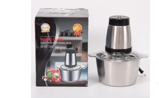 Home Use kitchen Small Portable Double Speed 2L Meat Grinder Vegetable Cutter Meat Mixer Grinder And Sausage Maker