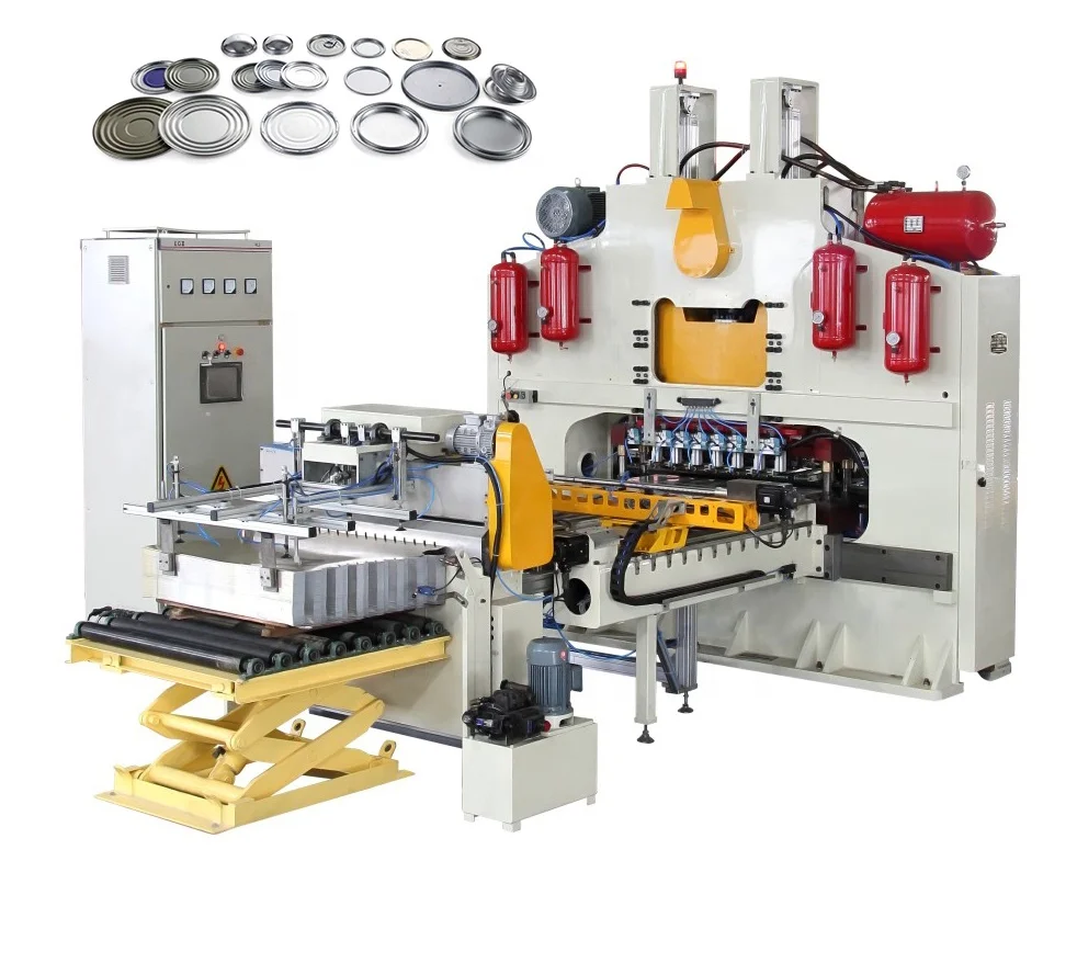 Food Can Top Making Machine Aerosol Can Dome Making Machine End Production Line