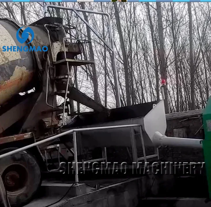 Wet concrete reclaimer construction waste recycle vibration machine for sale