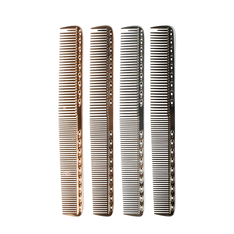 ONLY 1 PC Aluminum comb professional hairdressing comb hairdressing brush hairdressing tools salon comb