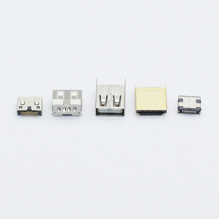 Factory Outlet Double Stack Vertical PCB USB plug Connector instock