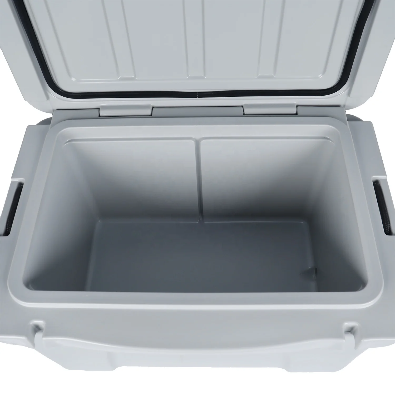 KEYI 65L Thermal Insulation Outdoor Ice Fishing Portable Rotomolded Cooler Box hard Wheeled with Bottle Opener