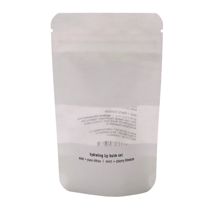 Guangdong factory wholesale hot sale food grade open window cotton paper packaging bags