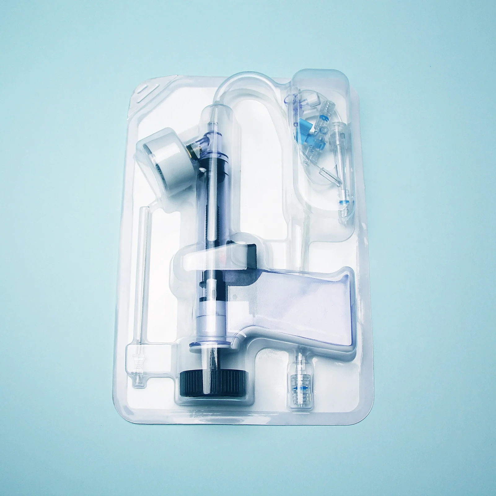 Tianck medical manufacturer angiography disposable  Gun Type 30 ATM Balloon Inflation Device