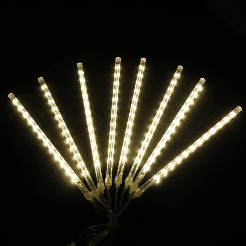 LED meteor shower lights Christmas decorative lights outdoor waterproof meteor shower flowing lights