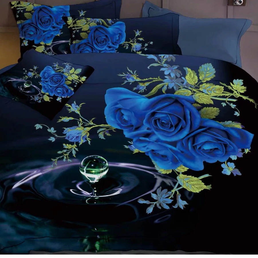  china textiles fabric microfiber brushed 3D printed bed for sheet abaya wholesale