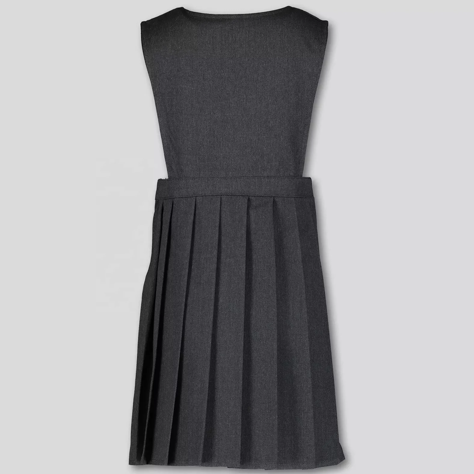 Высококачественное платье в складку с V-образным вырезом