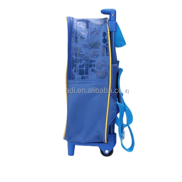 best selling cartoon kids school trolley backpack