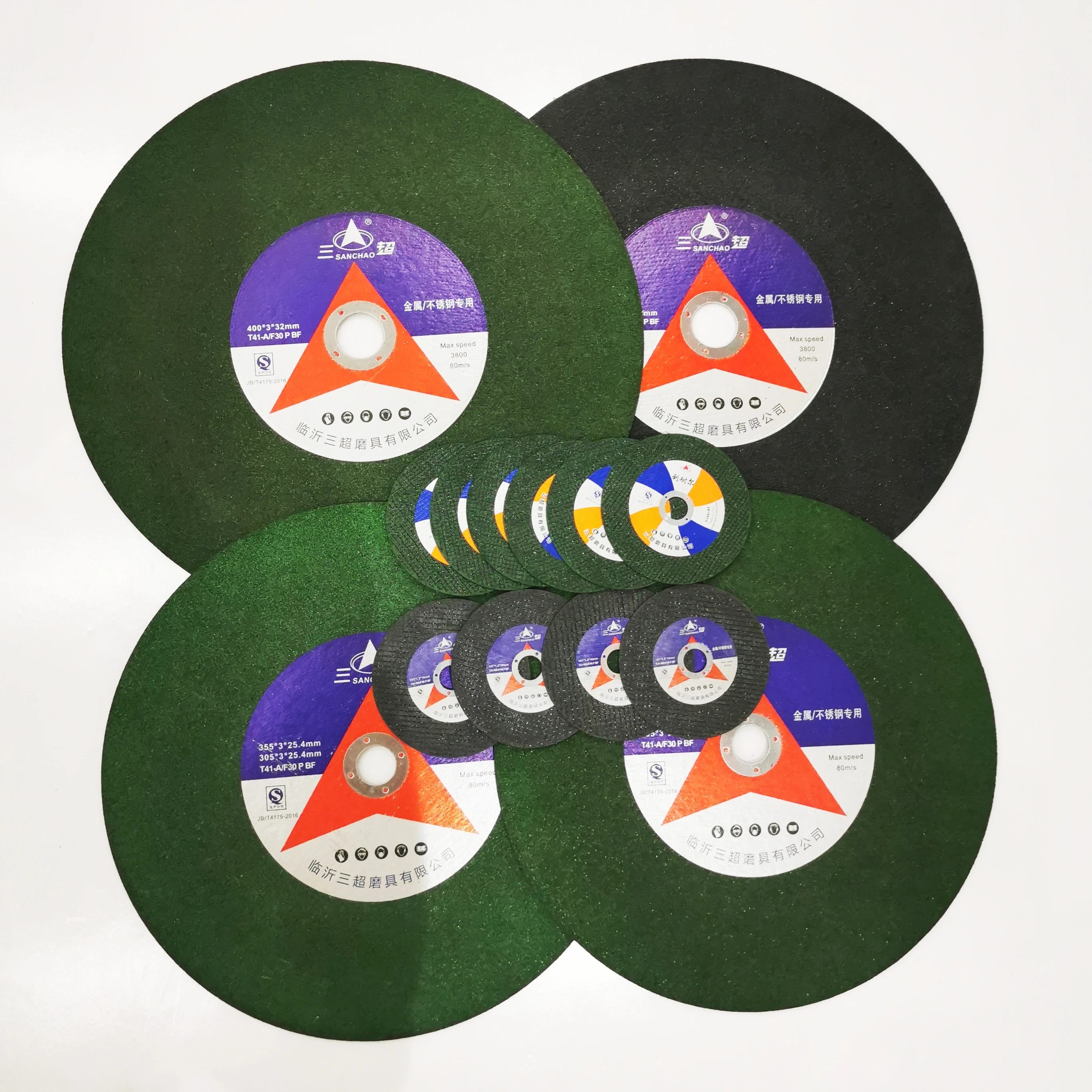 Sanchao Abrasive Tools Cutting Disk T41 T42 T27 Discos De Corte Metal Cutting Discs Cut Off Wheel