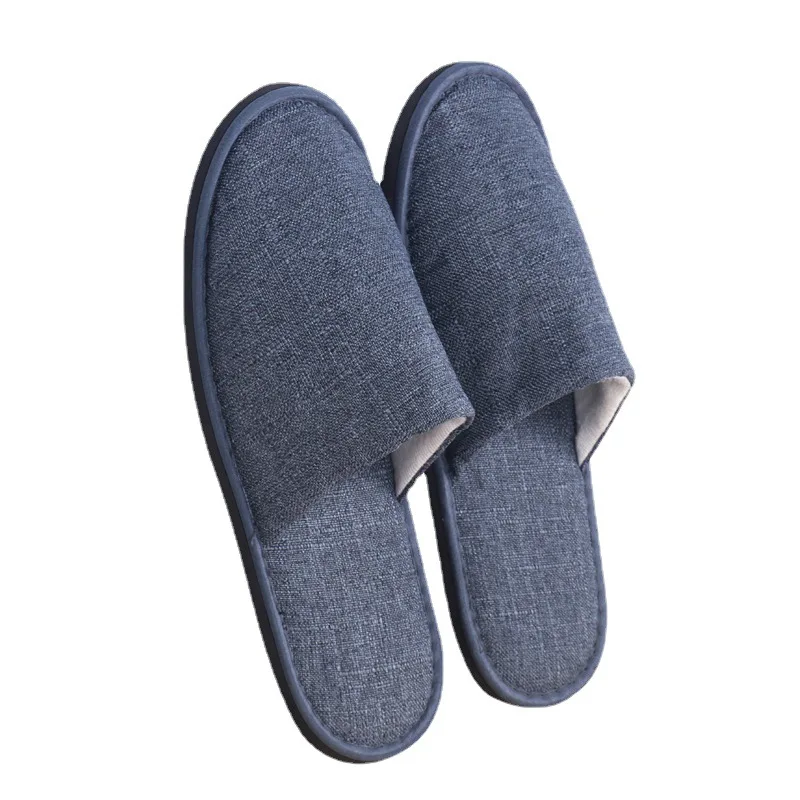 Custom Luxury OEM 5 Star Hotel Disposable Slippers Open Custom White