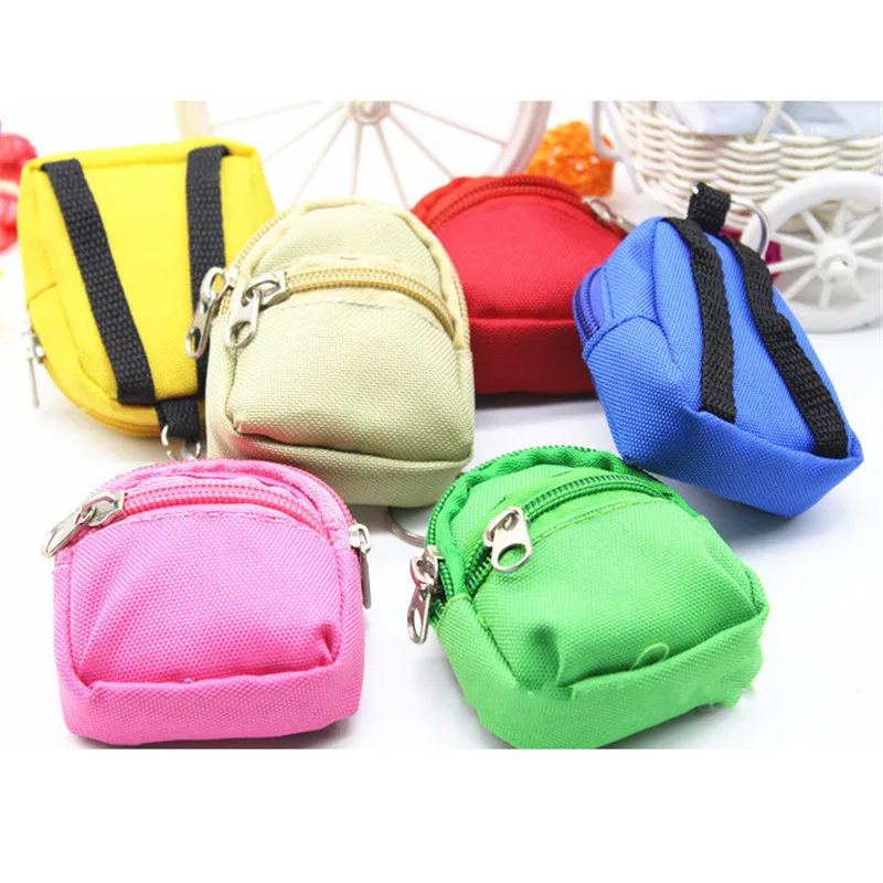 
Wholesale High Quality Cheap Price Mini Backpack Shaped Coin Purse Keychain Bag For Women 