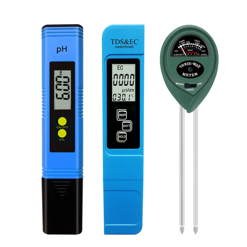 New Portable Water Quality Tester Digital PH Meter Kit Water Tester 3 In 1 PH Test Pen For Pools Drinking Water