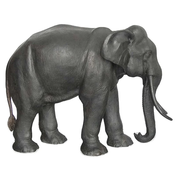 Hot sale life size garden brass outdoor elephant statue
