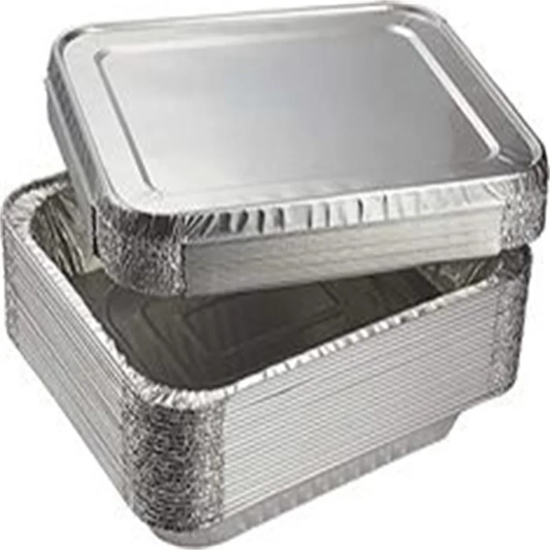 Heavy duty steam table pans  half size Christmas turkey  containers 9 x 13  aluminum foil container