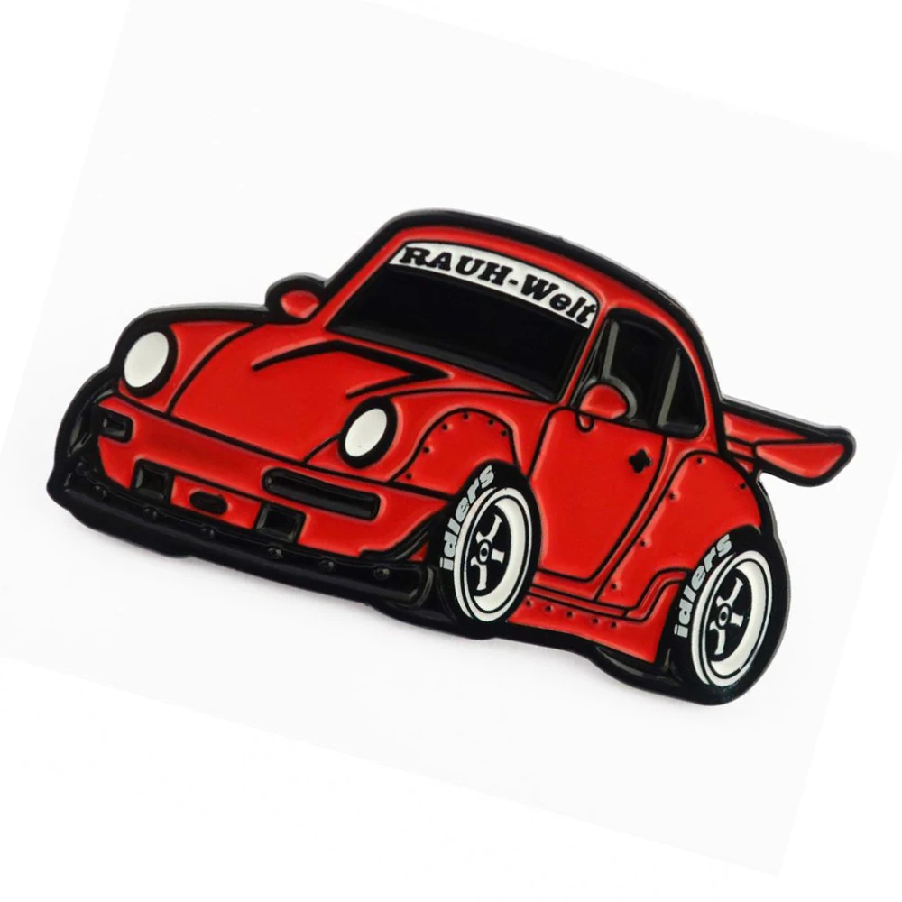 2024 Custom Popular K-Pop Idol Fans Soft Car Shape Friends Enamel Pin