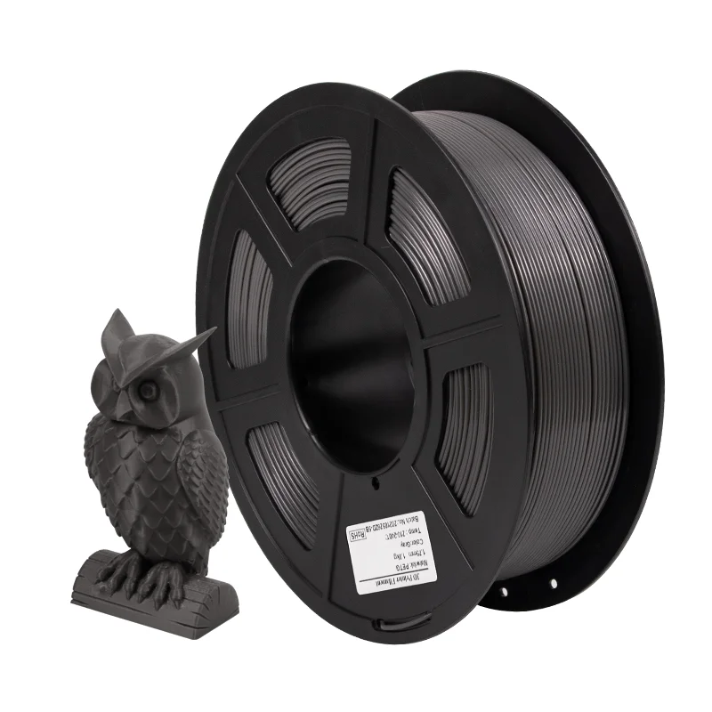 High quality 3D petg grey filament and factory wholesale petg 3d printer filament 1.75mm