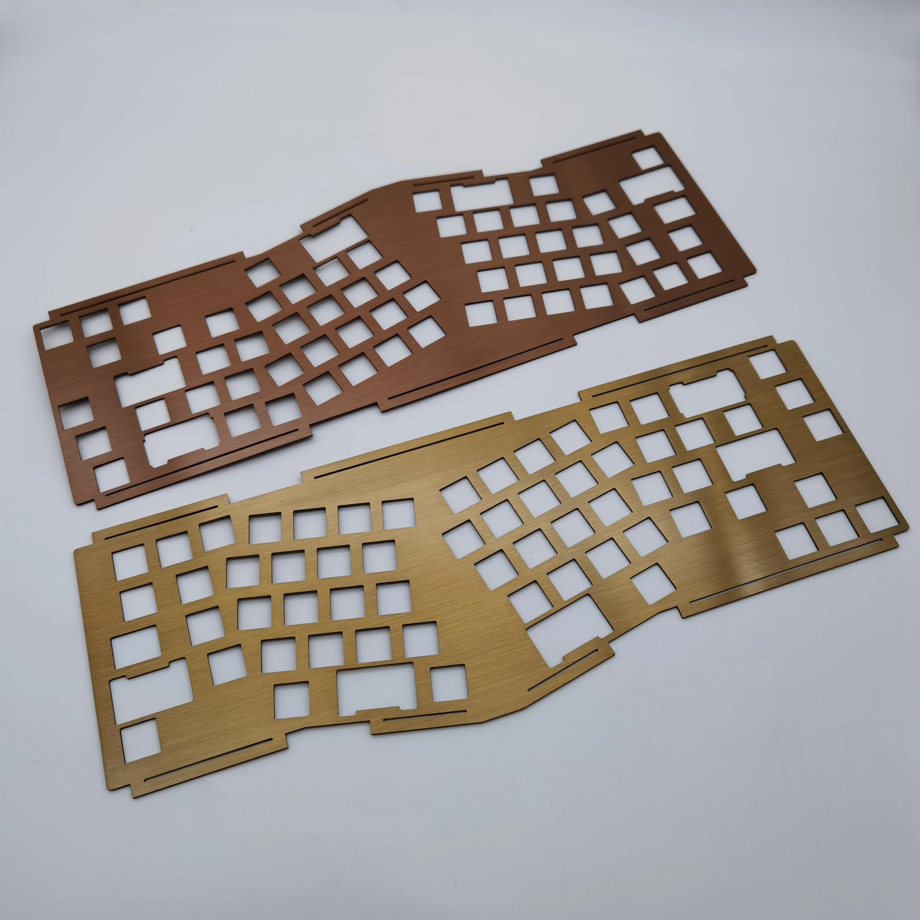 mechanical keyboard case keyboard anodized aluminiumparts Mechanical Gaming Keyboard  Case Plate Weight Top Bottom