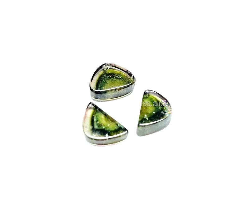AA Tourmaline Loose Crystal 1 Carat 7ct Multi-Color Fancy Cut Stone Pair Natural Tourmaline for Jewelry Making Calibrated