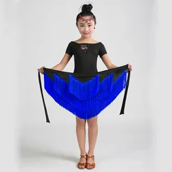 cheap jazz salsa rumba fringe tassel skirt for dance dress