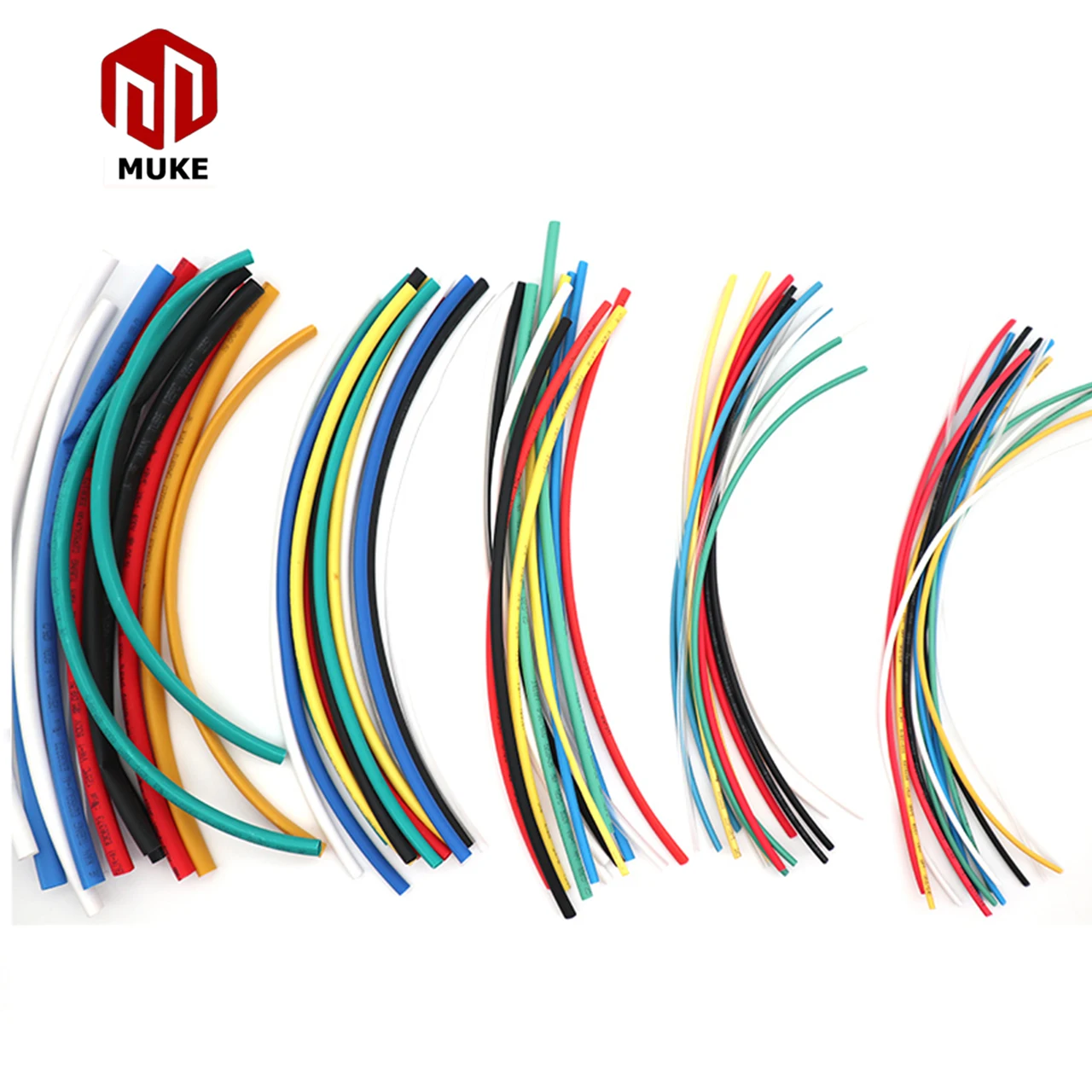 70pcs Heat Shrinkable Tube Electrical Connector Kit Heat Shrink Wrap Wire Connecters Thermofit Heat Shrink Tubing Insulation