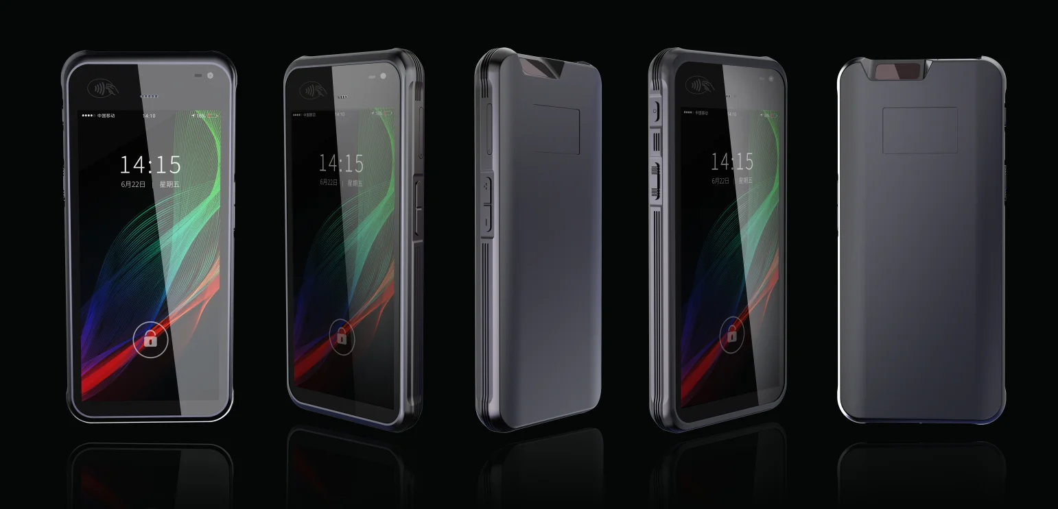 handheld PDA with alcohol tester printer and barcode for Traffic police