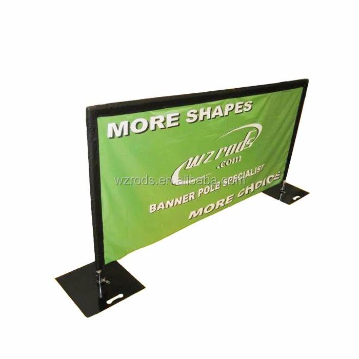 Weihai WZRODS Portable Adjustable Cafe Barrier Outdoor Banner Stand Frame Door Pole For Advertising/Sale Trade Show