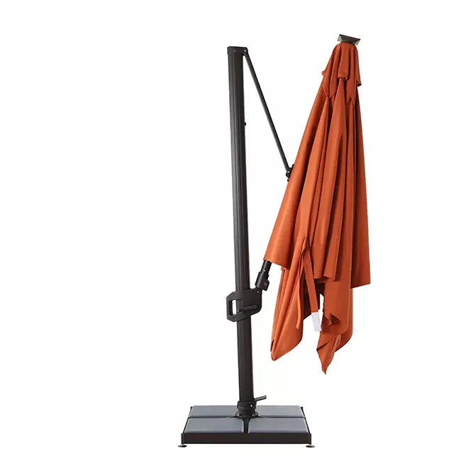 360-degree rotatable commercial terrace hotel decoration sunshade