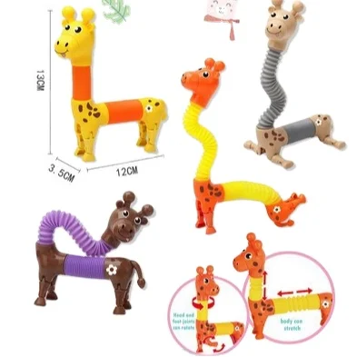 Promotion Custom Decompress Flex Giraffe Dog Dinosaur Alpaca Toy Student Surprise Trick Play Toys Foam Antistress Reliever