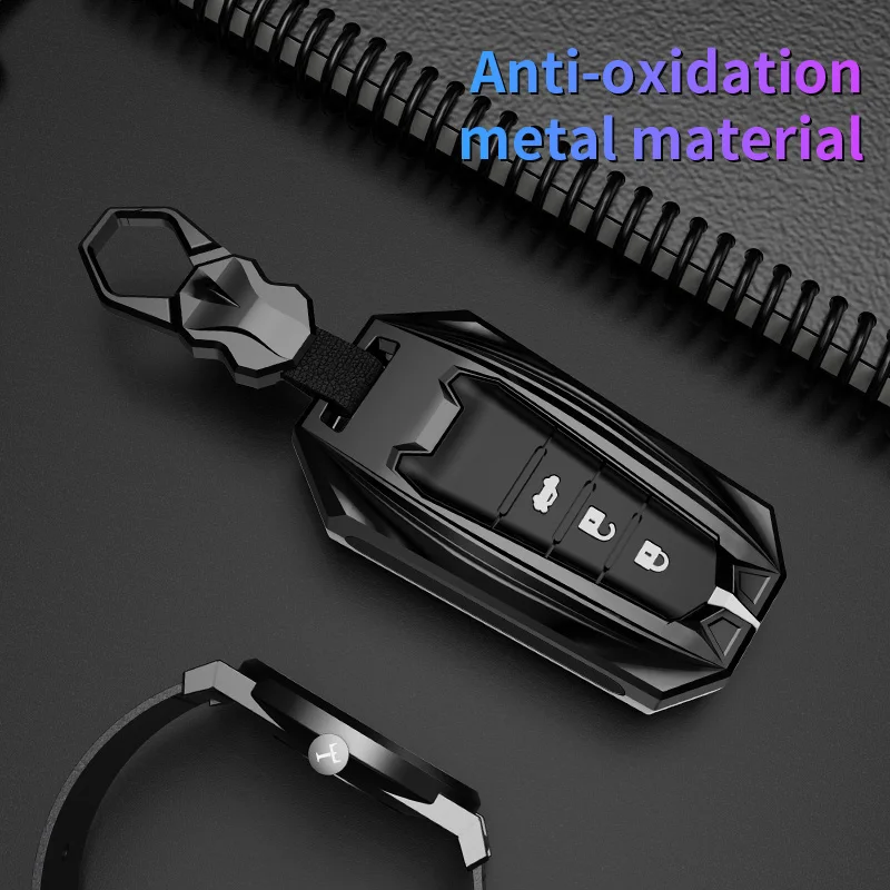 Fit For Toyota  land cruiser COROLLA HIGHLANDER CAMRY RAV4 REIZ LEVIN Zinc alloy  Car Key Case protect Cover Car key shell