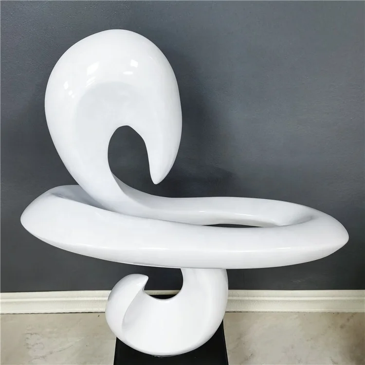 luxury decoration home resin abstract sculpture art customized color for indoor home decor