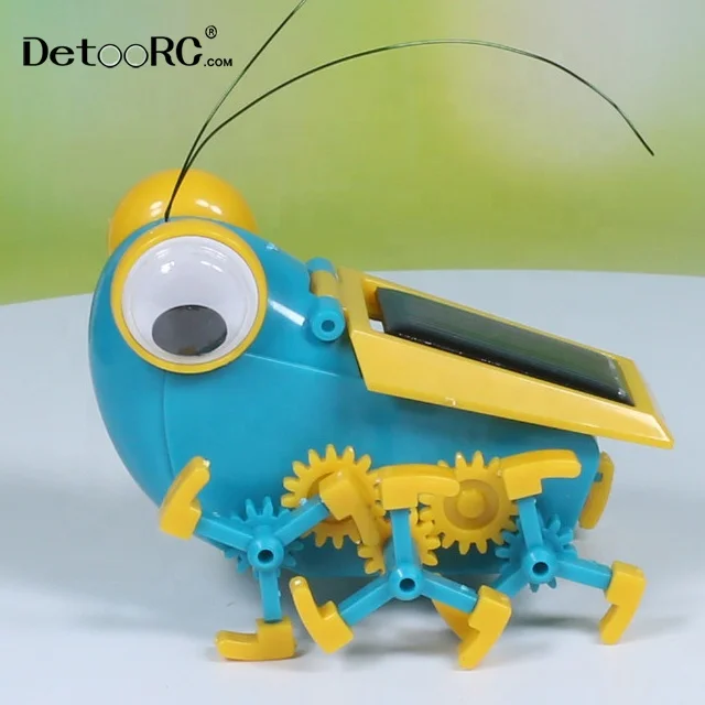 
Detoo Grasshopper insect kids toy gadget outdoor and indoor DIY solar power educational toys 