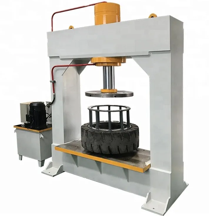 200 ton solid tyre hydraulic press